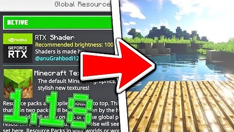 How To Download Shaders For Minecraft 1.18 (IOS & Android)