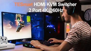[TESmart] 2 in 1 out HDMI KVM Switch