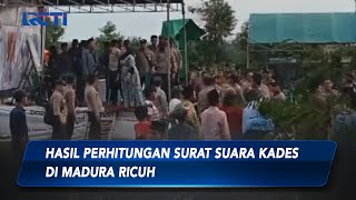 Proses Perhitungan Surat Suara Hasil Pilkades di Madura