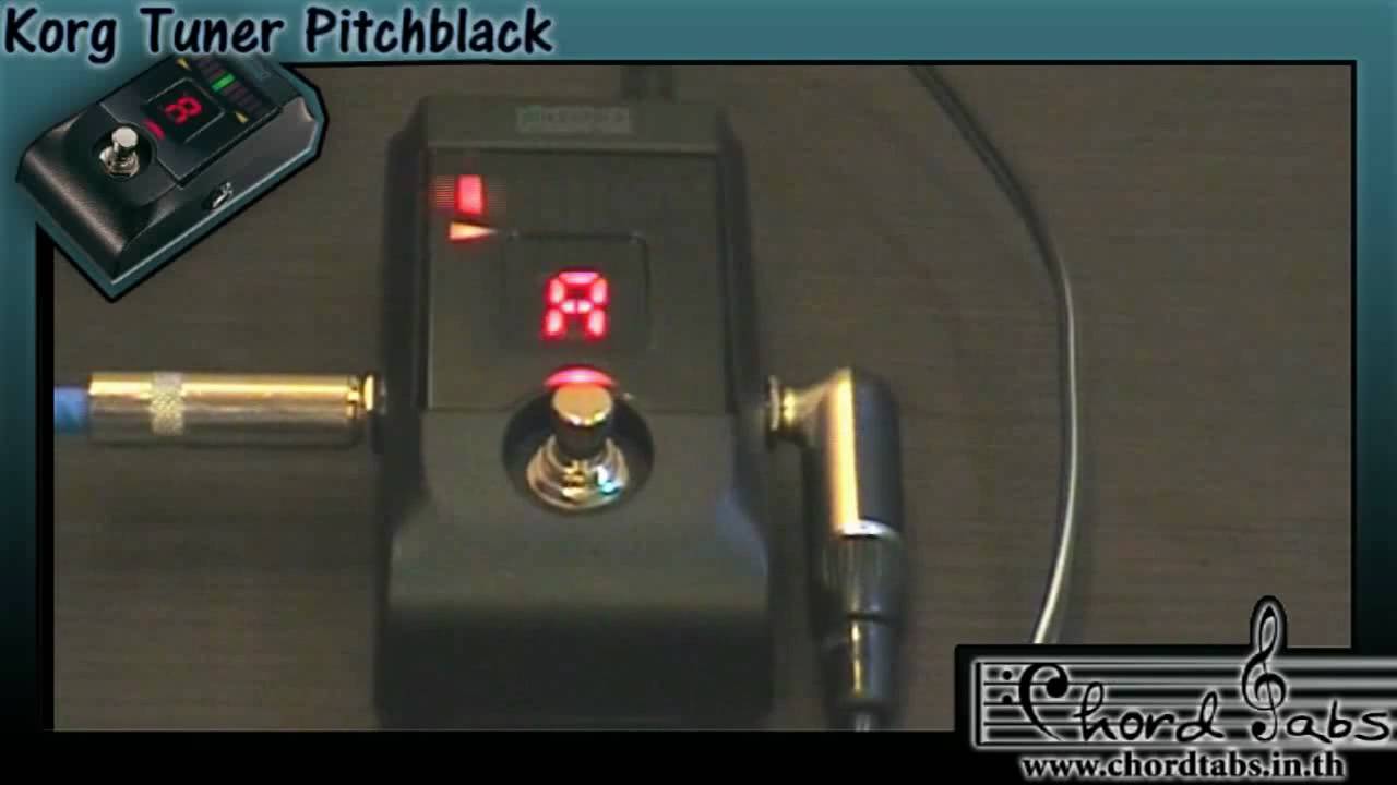 Review Korg Tuner Pitchblack By www.chordtabs.in.th - YouTube