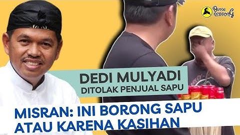 Kang Dedi Mulyadi dan Penjual Sapu Lidi, Misran: Ini Borong Sapu Atau Karena Kasihan