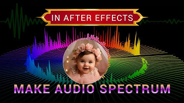 How to Create Audio Spectrum in Adobe After Effects #spectrum #adobeaftereffects #audiospectrum