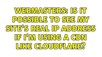 Webmasters: Is it possible to see my site