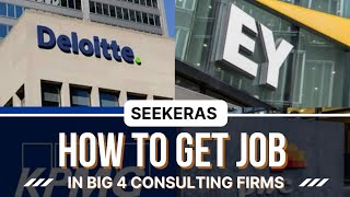 How to get into Big 4 Accounting Firms