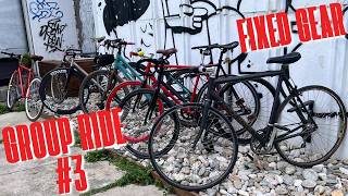Skopje Fixed Gear Group Ride │ Insane Bikes Here!