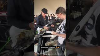 Ron Thal Plays Free Bird Skill In Front Of Steve Vai 