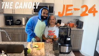 Juicing For Beginners | Lemon 🍋 Grapes 🍇 & The Canoly JE-24 👻🎃
