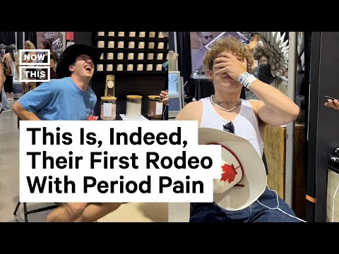 Period pain simulator at Stampede generates viral videos, laughs