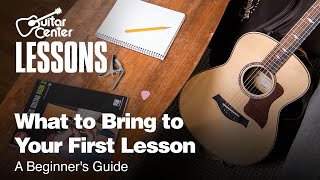 What to Bring to Your First Acoustic Guitar Lesson | A Beginner's Guide