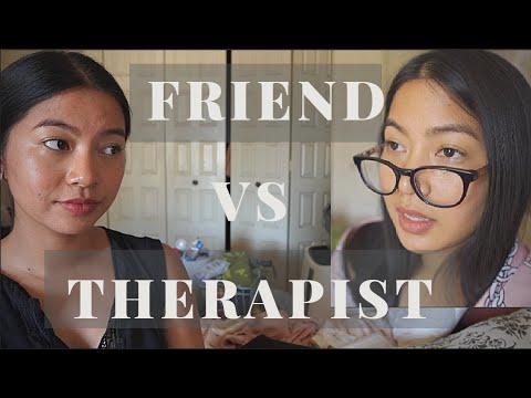 友人v療法士|あなたの友人があなたのセラピストになれない理由、検証と共感の例