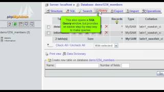 Tutorial: Becoming familiar with database and phpMyAdmin | LayOnline Web Hosting