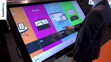 Touchway Kiosk - interactive touch table - software demo