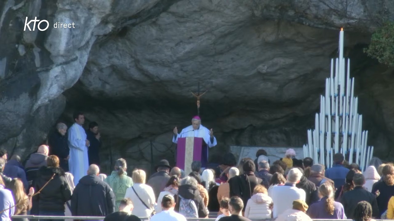 Chapelet du 1er mars 2026 à Lourdes