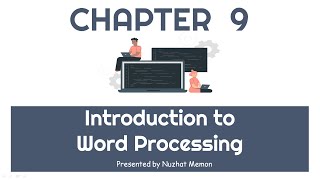 Std 9 Computer Chapter 9 Introduction to Word Processing screenshot 4