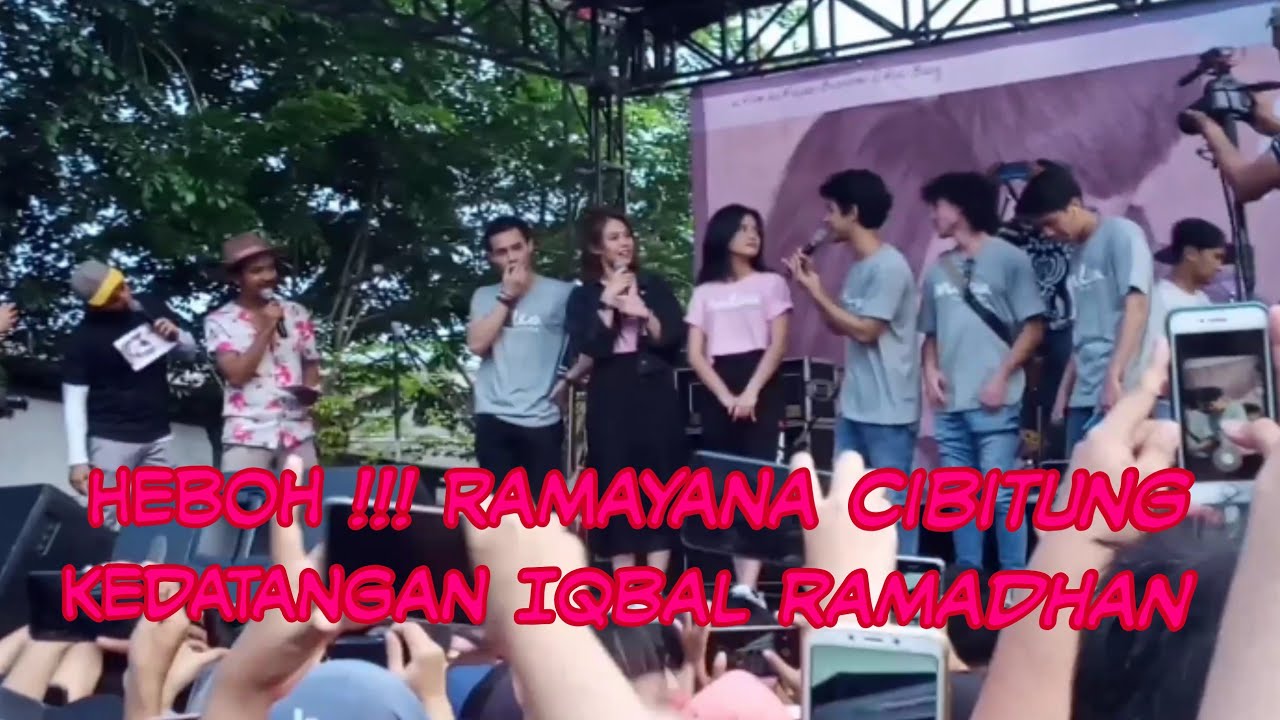 Heboh!!! Kedatangan Iqbal ramadhan || Ramayana cibitung
