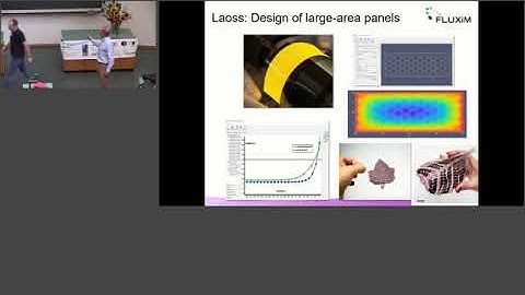 Solar Cell OLED Simulation for large area devices with LAOSS workshop