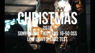 S-Log2 Low light test | Sony a6300 cinematic video