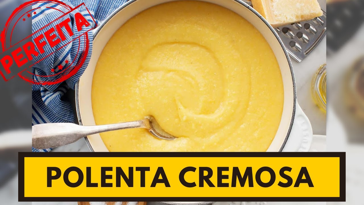 Aprenda a fazer essa POLENTA CREMOSA PERFEITA para acompanhar carnes, legumes, uma delícia!
