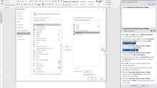 JasperActive Word 2016 Core Lesson 1: Learn 1 Using the Quick Access Toolbar