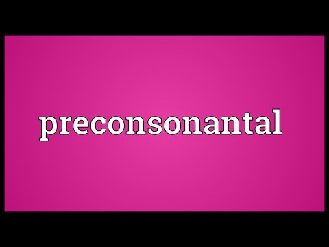 Header of preconsonantal
