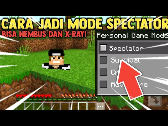 Ini Cara Aktifkan Mode Spectator Di Mcpe Kalian Bisa Buat Cinematic Youtube