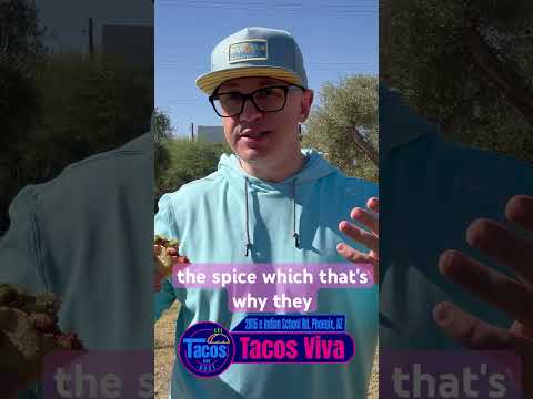 Video thumbnail: Best Tacos in Phoenix Arizona? Tacos Viva Chicken Taco #besttacos #tacoreview