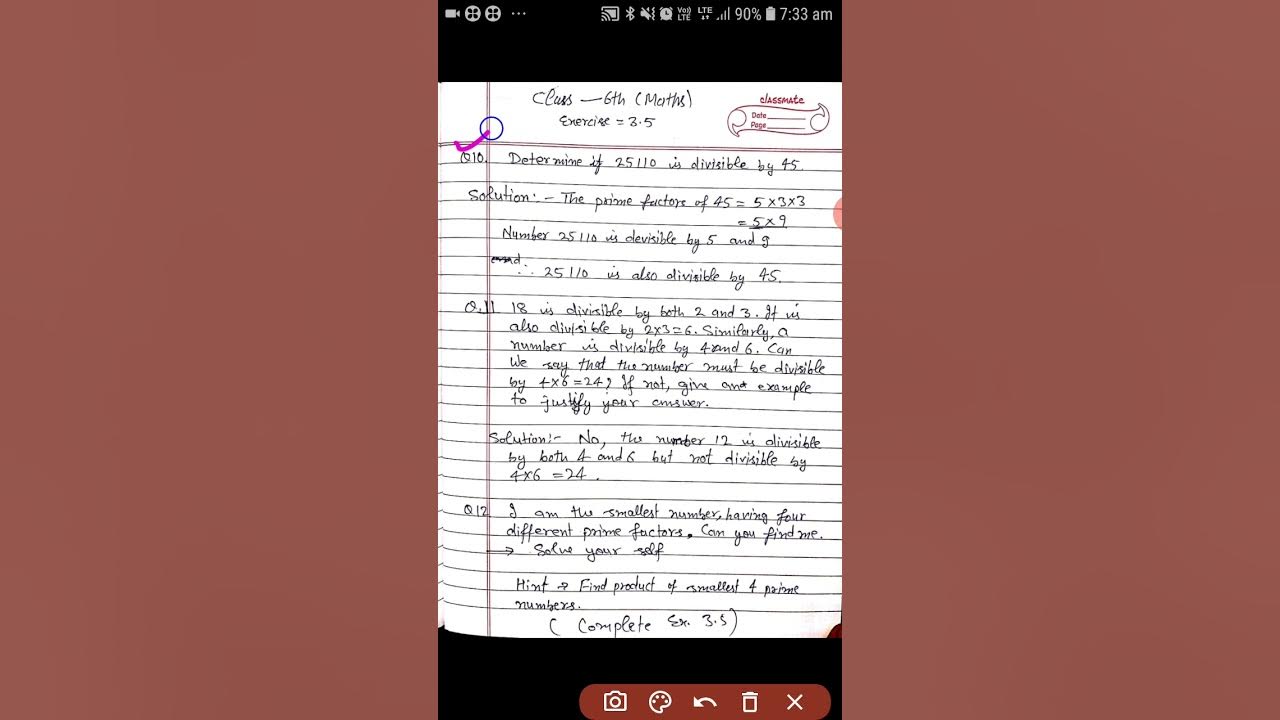Class 6th maths ex 3 5 solution of questions 10 11 and 12 youtube