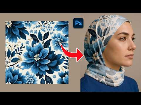Step by step tutorial | Apply design on subject | Photoshop Tutorial