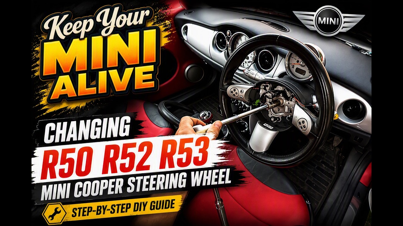 Mini Cooper R50 R52 R53 Steering Wheel Swap | Easy DIY