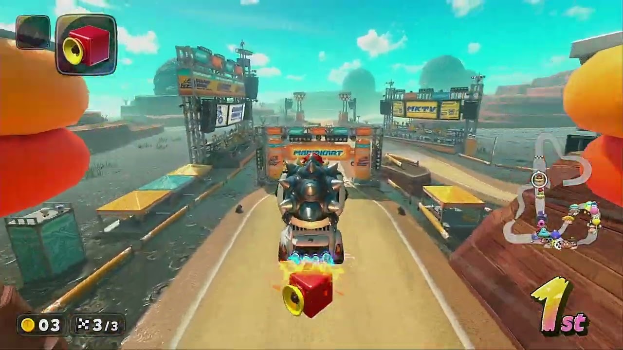 Mario Kart World Gameplay # 7 Bowser at the Lightning Cup Grand Prix 150 CC Race