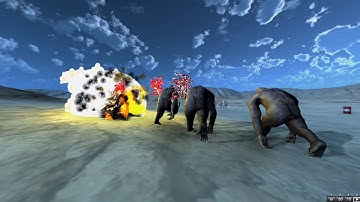 DEFENCE VS EVERY UNIT X5 pt.1|Beast Battle Simulator