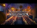 You spend Halloween at Hogwarts 🎃 Exploring the Castle ◈ Thuderstorm Ambience / Rainy Night [3Hours]