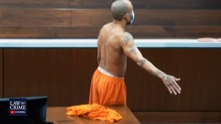 Darrell Brooks Goes Shirtless and Throws Tantrum After Courtroom Ejection