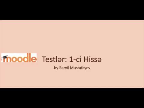 Video: Moodle imtahanları yoxlanılırmı?