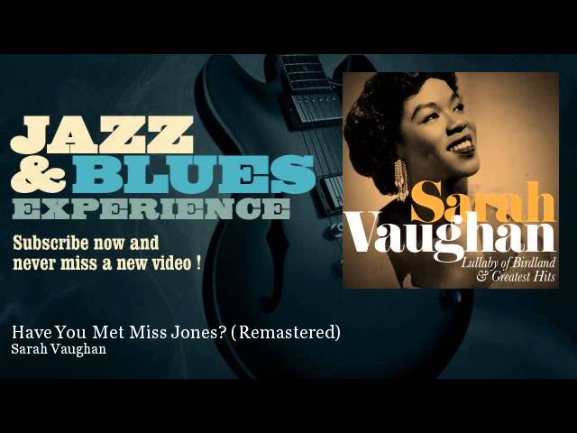 Sarah Vaughan - Have You Meet Ms Jones