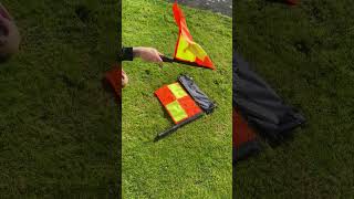RefStuff RefSflags PRO - Football Soccer Assistant Referee Flags: In Action