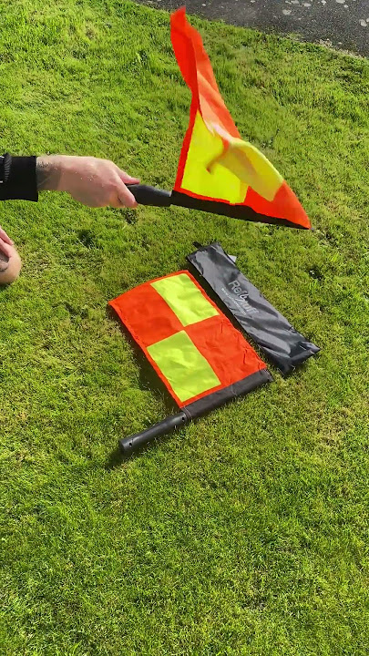 RefStuff RefSflags PRO - Football Soccer Assistant Referee Flags: In Action