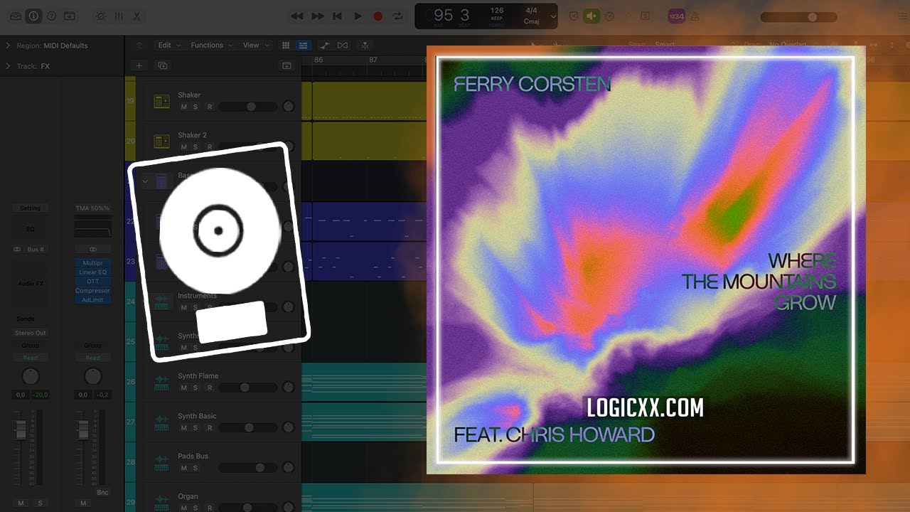 Ferry Corsten - Where The Mountains Grow (Logic Pro Remake)
