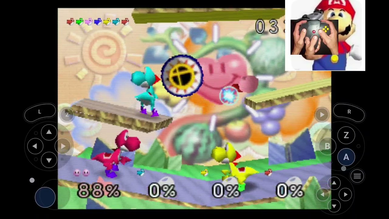 Cooking in smash bros