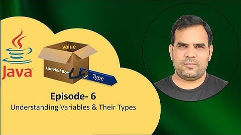 Episode - 6 - Understanding Variables & Their Types | Kundan Kumar | #Java #VariableTypes