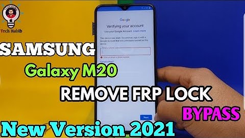 Samsung Galaxy M20 Frp Bypass. Google Account Remove (Last Update 2021)