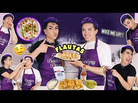 Cooking BOMB AF FLAUTAS With My Boyfriend!! | Louie's Life