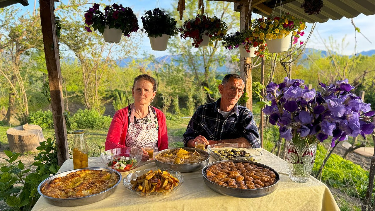 Bajram Feast: Chicken Porridge and Homemade Baklava 🍽️🥮