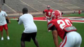 Cornell Football Practice - Aug. 20, 2012