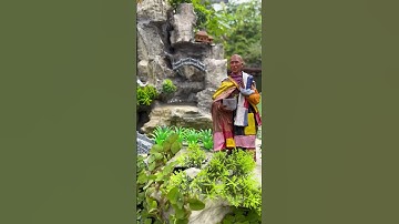 Thầy thích minh tuệ - làm tiểu cảnh hòn non bộ đẹp