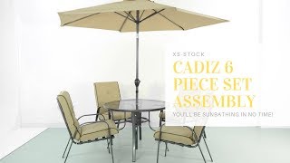 How to Assemble Cadiz 6 Piece Furniture Set