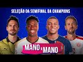 CRAVAMOS O TIME IDEAL DAS SEMIFINAIS DA CHAMPIONS LEAGUE 23/24! | MANO A MANO