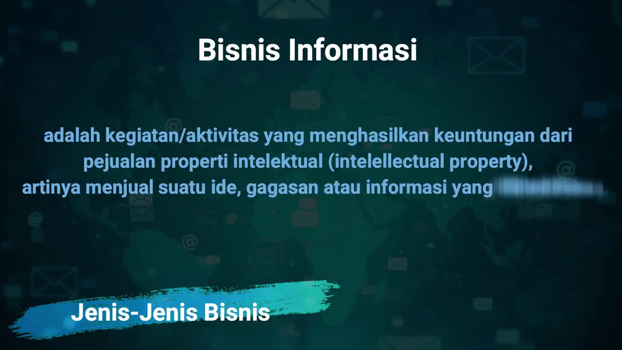 RUANG LINGKUP BISNIS