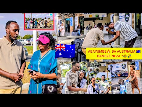 😍NAPOLEON na BETTY WOKWA MBONYI KURI AIRPORT ✈️🇷🇼 BAKIRIYE KIMAZI🇦🇺 NA MAMA & PAPA NA MUSHIKI WE🥰
