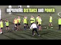 SoccerCoachTV - Improving Distance and Power when Kicking.
